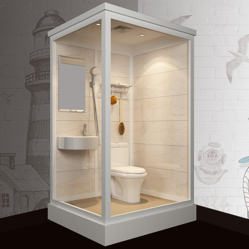 整体淋浴房整体卫生间家用一体式古达沐浴房简易洗澡间移动玻璃浴室间