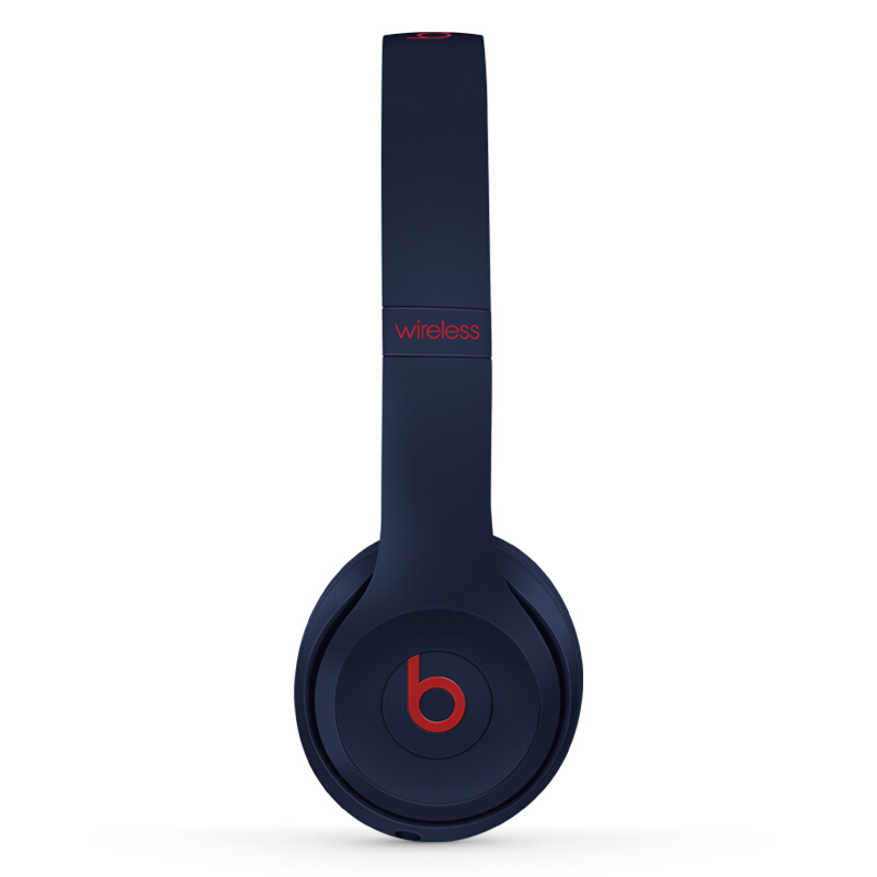 BEATS Solo3 Wireless 无线耳机 头戴式蓝牙耳机 带麦跑步运动耳机-学院蓝