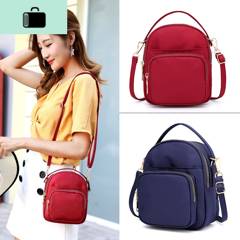小包包女2020新款潮背包单肩斜挎包牛津布包韩版百搭帆布时尚夏天new