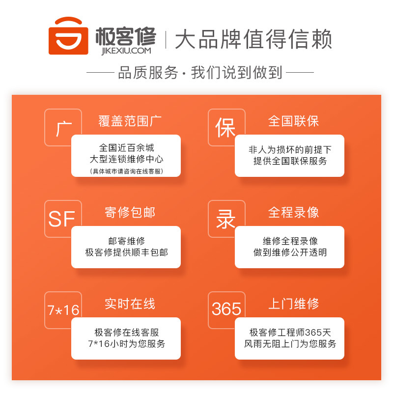iPhone6sPlus 更换苹果后置摄像头服务 苹果手机维修 严选品质 售后保障-极客修
