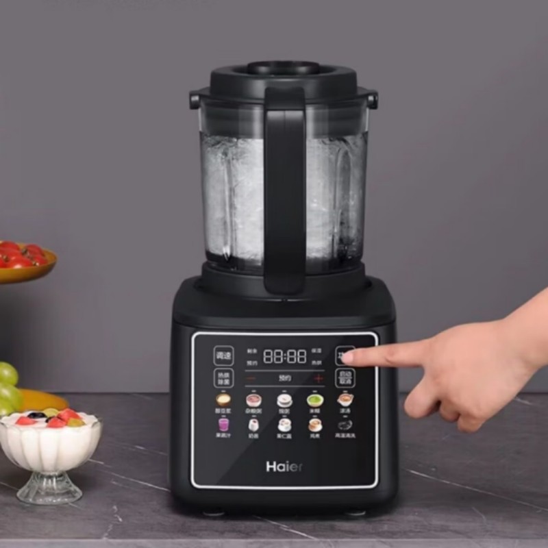 海尔超大彩屏八重降噪双层6叶精钢刀头破壁机HPB-TC1W1211高清大图