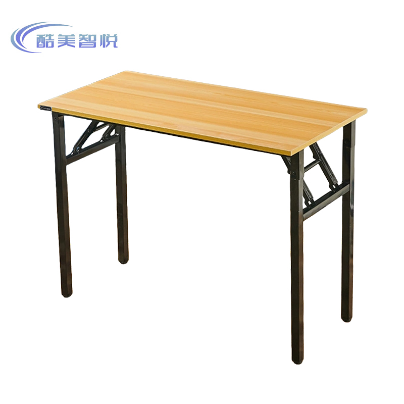 酷美智悦 单层折叠桌黄木纹120*50*75cm KM-JZ496 个高清大图