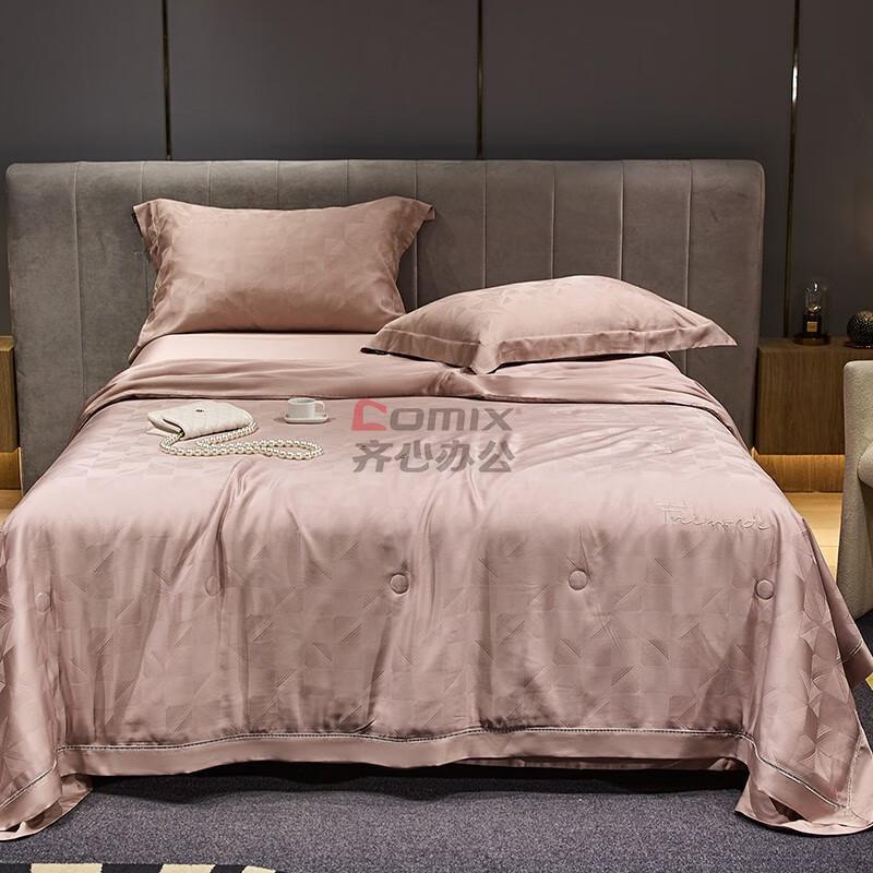 伊伊爱 BZ0ZYJ2201071 /200*230cm莱赛尔80S纯色福克斯夏凉被 被子 (计价单位:件) 豆沙_