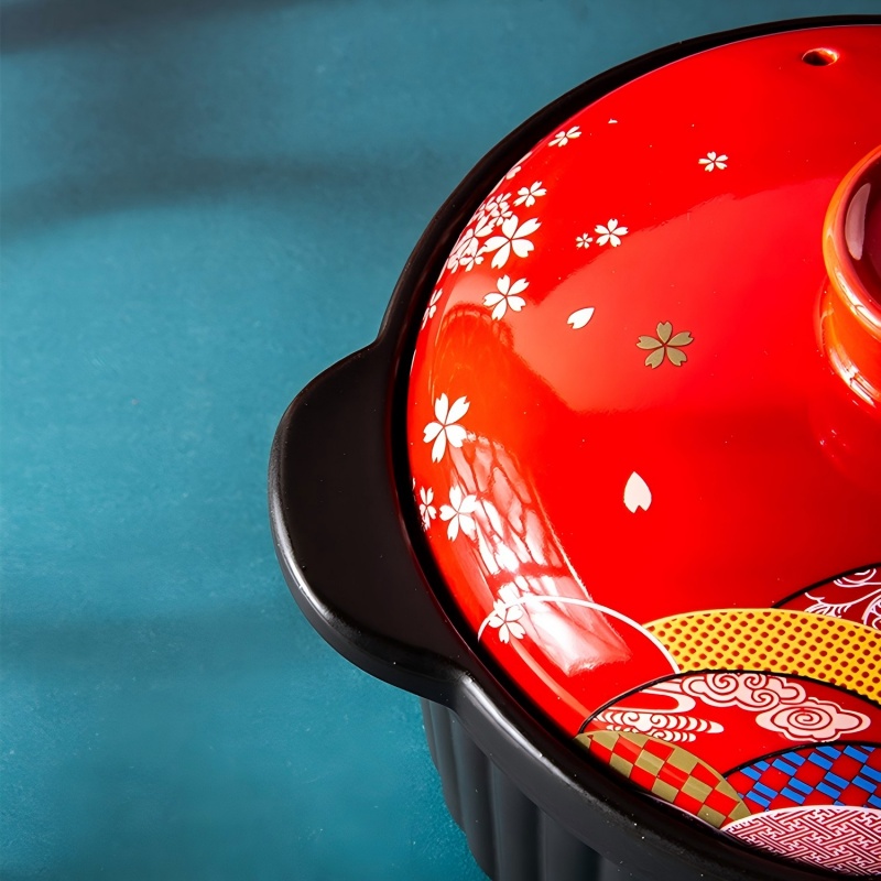 菲米生活蜜语食光一人食陶瓷养生锅FM-YS2111砂锅炖锅汤锅煲汤陶瓷养生锅高清大图