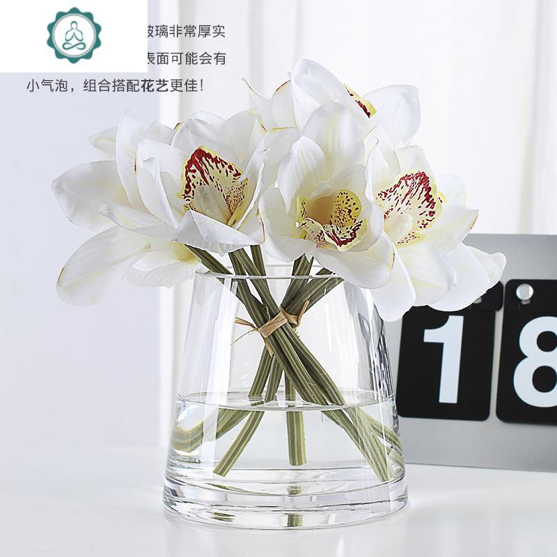 美式手感仿真白兰小惠兰假花装饰花组合套装客厅装饰花