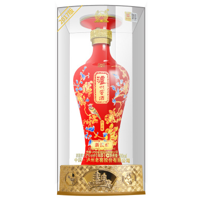 泸州老窖出品 泸州窖酒新淡雅 52度白酒 500ml 单瓶装