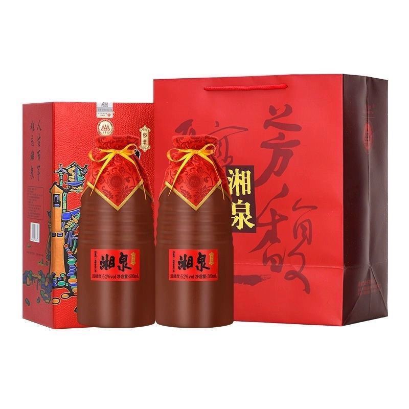 酒鬼酒 湘泉乡恋 52度 500ml 馥郁香型白酒高清大图