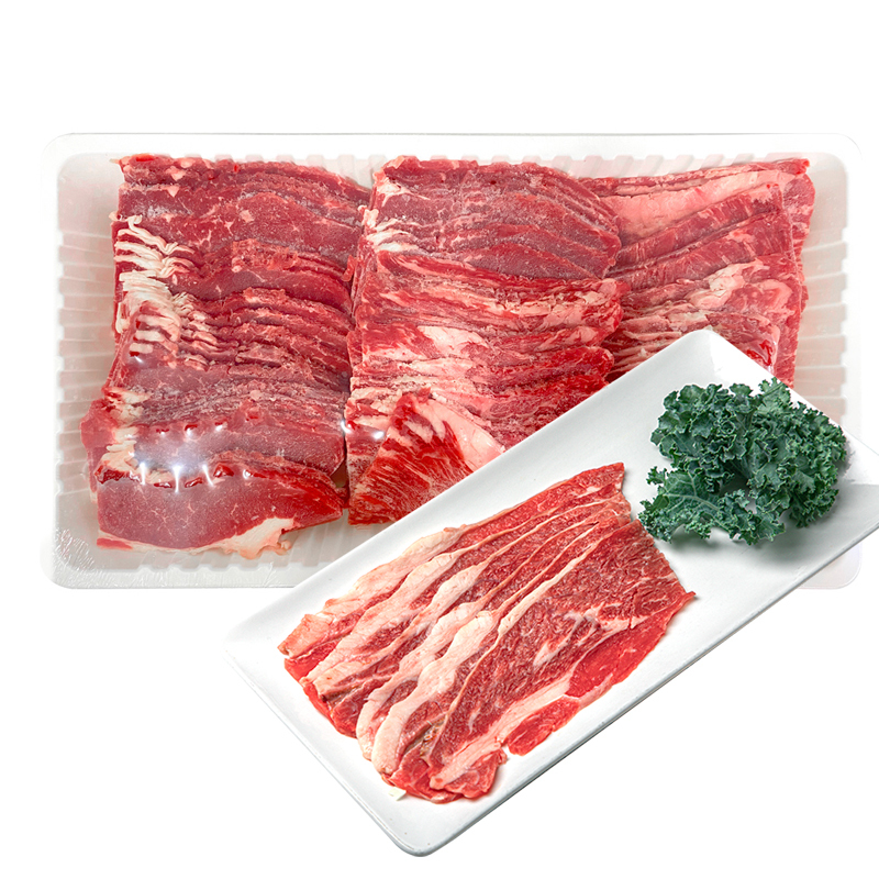 正大祥牛进口原切牛前胸薄片15kg