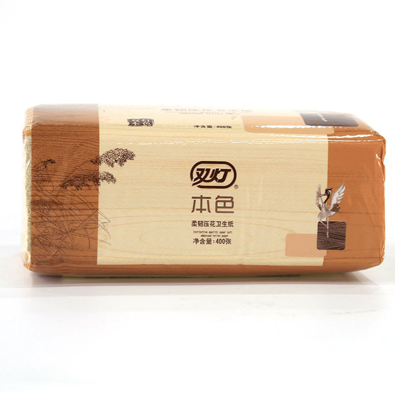 双灯本色平板卫生纸 468G