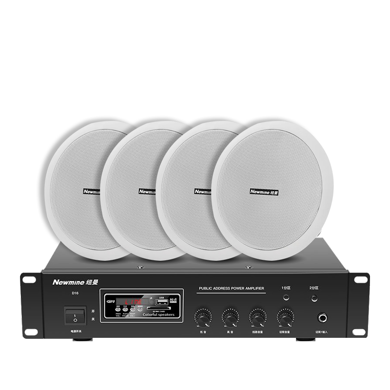 纽曼(Newsmy)功放吸顶音响D16+ND-7*4高清大图