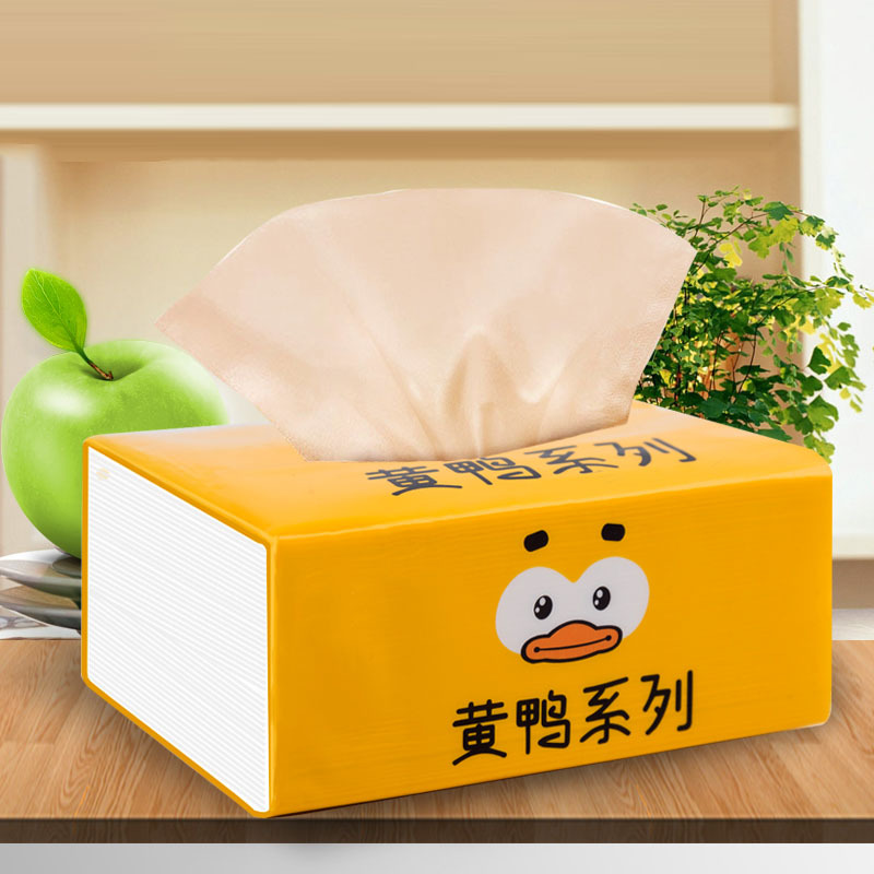 本色抽纸整箱家庭装餐巾纸软包卫生纸面巾纸27包装视频