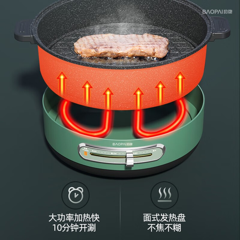 豹牌 多功能料理锅 BP-WD663高清大图