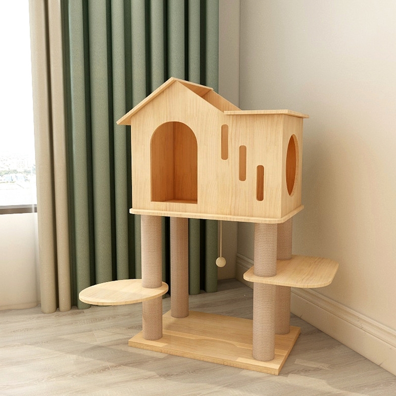 豪华猫别墅小型猫爬架米妮猫架超大猫屋猫窝猫跳台猫树猫玩具 参数