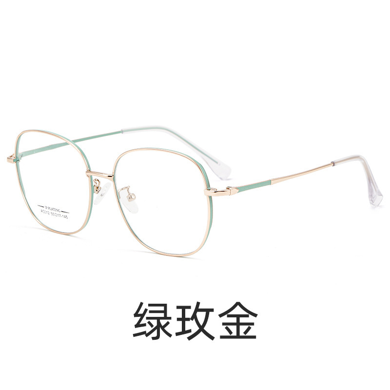 2021尚境新款近视镜轻巧合金复古系双色时尚工艺潮流学生男女通款高清大图
