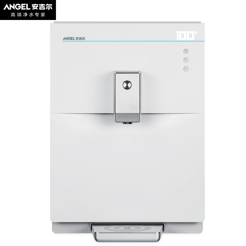 安吉尔(ANGEL)管线机饮水机壁挂式速热冷热型管线机饮水机净水器伴侣无过滤功能Y2518BKD-K-G三挡水温童锁设计