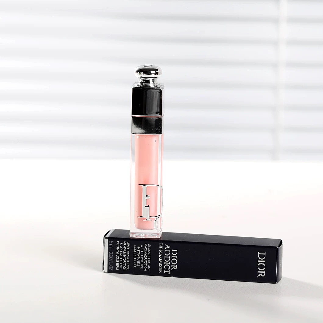 Dior迪奥新品唇膏浮雕唇蜜6ml 001# 魅惑丰唇透明水润细闪提亮粉嫩白开水妆容气质素颜裸妆高清大图
