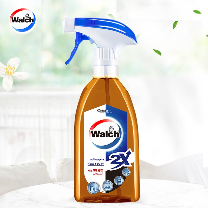 威露士(Walch) -消毒杀菌组合(多用途消毒液青柠 1.5L+特强杀菌喷雾500ml)高清大图