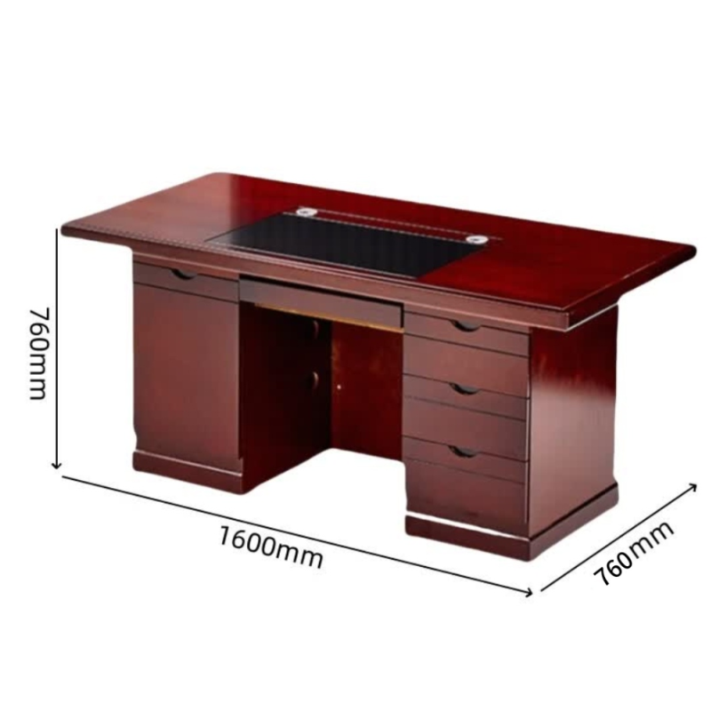 墨之麟办公桌1.6米单人位1600*760*760mm/张高清大图