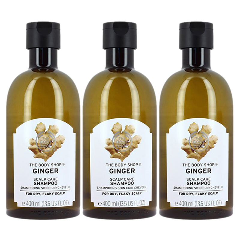 3瓶丨The Body Shop 美体小铺 生姜防脱洗发水 400ml