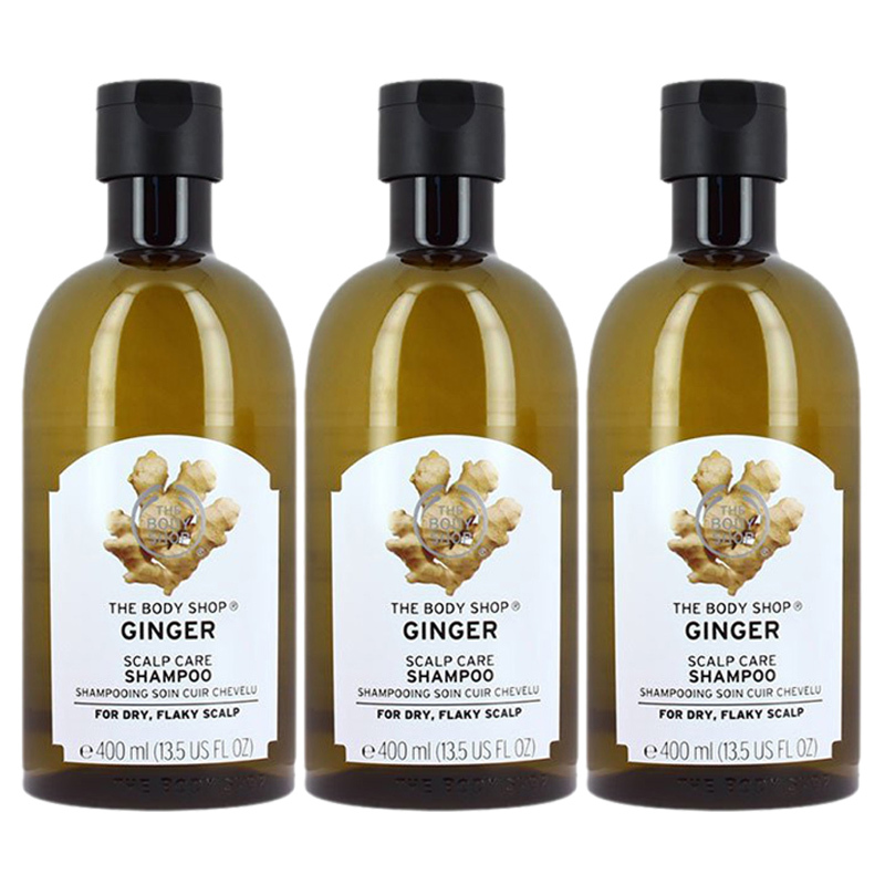 3瓶丨The Body Shop 美体小铺 生姜防脱洗发水 400ml