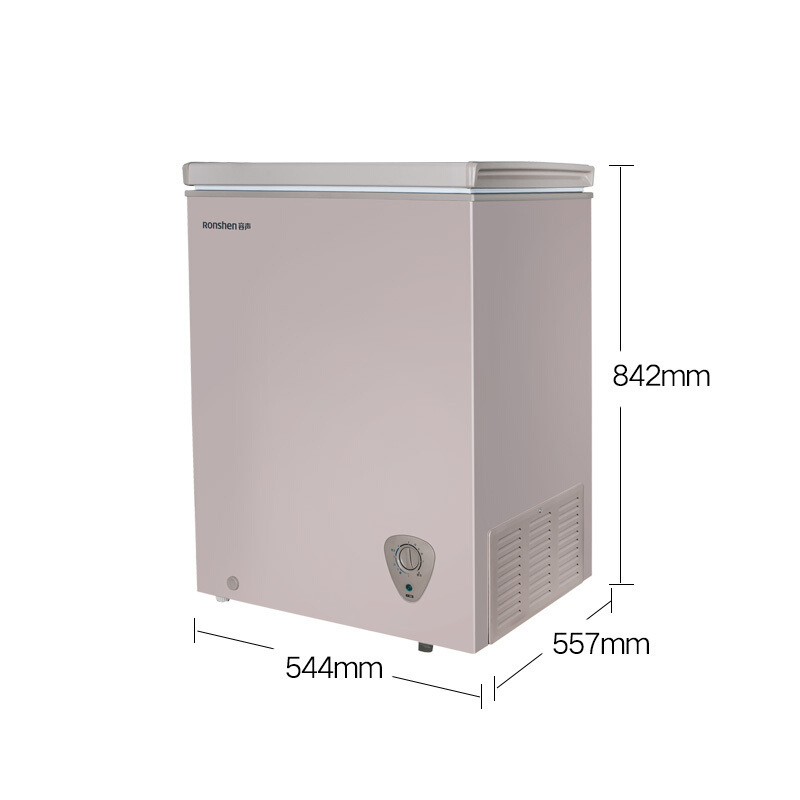 容声(Ronshen) 100升冷柜 家用冰柜节能一级 小型迷你单温卧式冰箱BD/BC-100MH