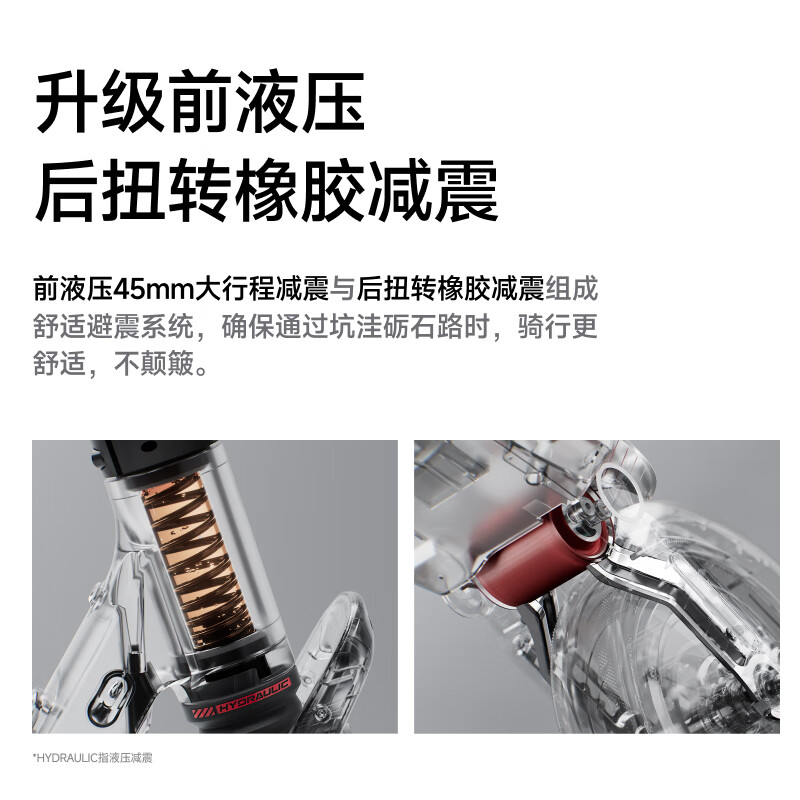 九号(Ninebot)电动滑板车成年人两轮代步折叠便携式智能减震避震防滑稳定智慧显示大屏全新第三代滑板车F3高清大图