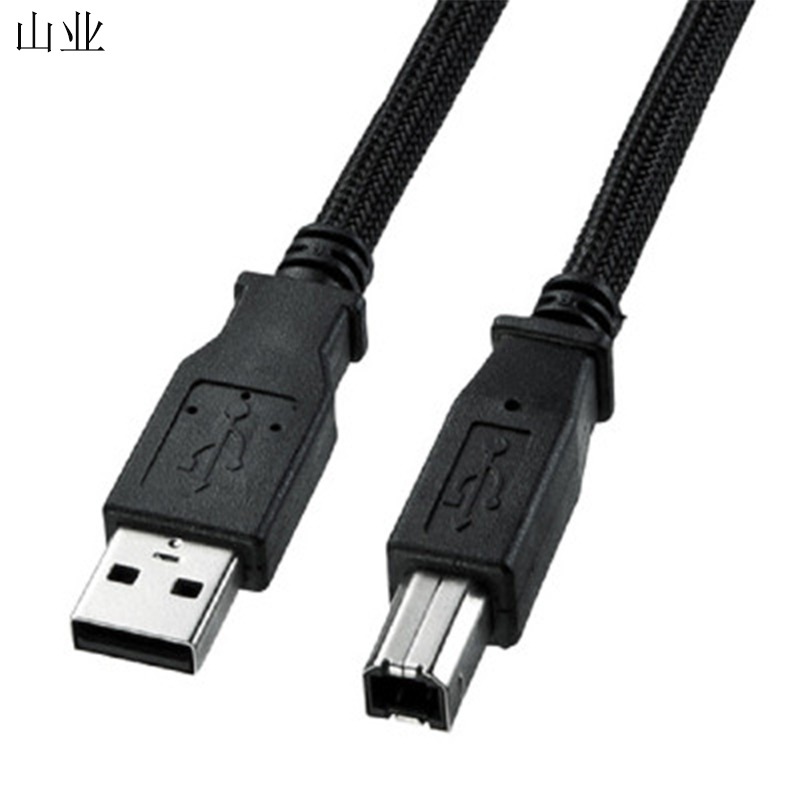 山业(SANWA SUPPLY) 5米 尼龙网面 USB 数据线 KU20-NM50K(单位:根)
