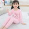hellokitty女童内衣套装保暖儿童厚款秋衣秋裤宝宝秋衣小女孩睡衣秋冬