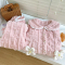 秋冬加厚 3D提花绒 孕妇睡衣女产妇哺乳喂奶月子服家居服莎丞