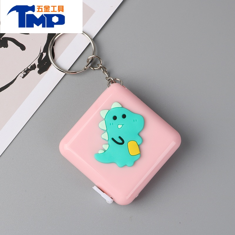 jingping卡通迷你卷尺小随身可爱便携15m软皮尺测量三围腰围衣服卷尺