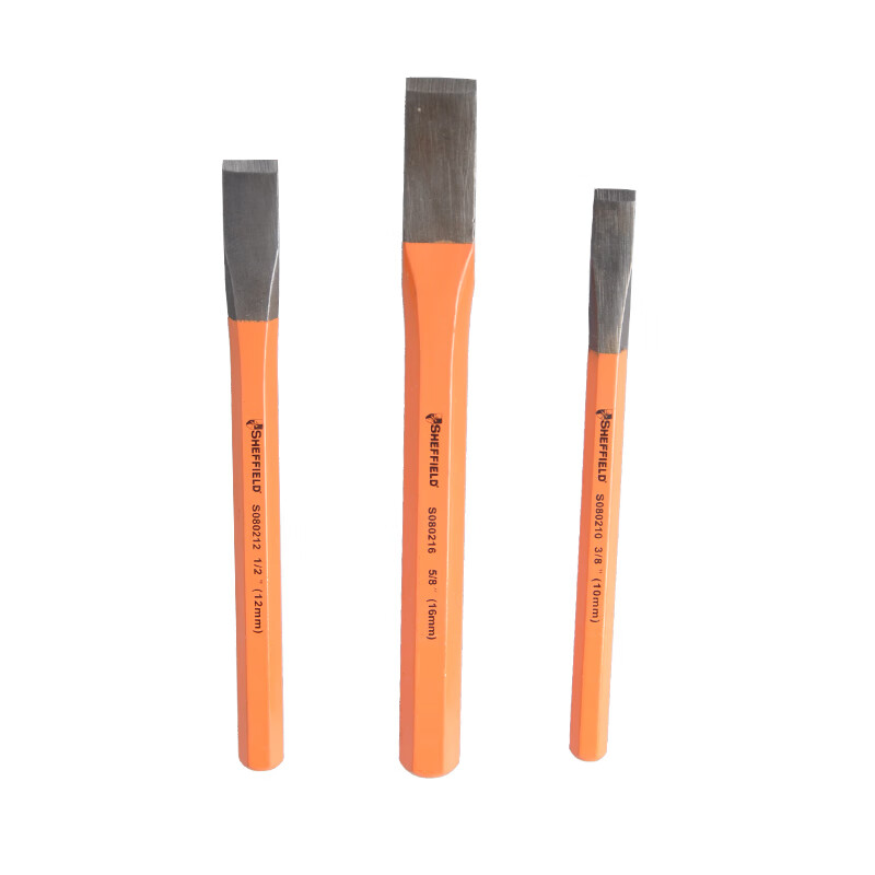 钢盾(SHEFFIELD) S080001 3件套石工凿【家用】