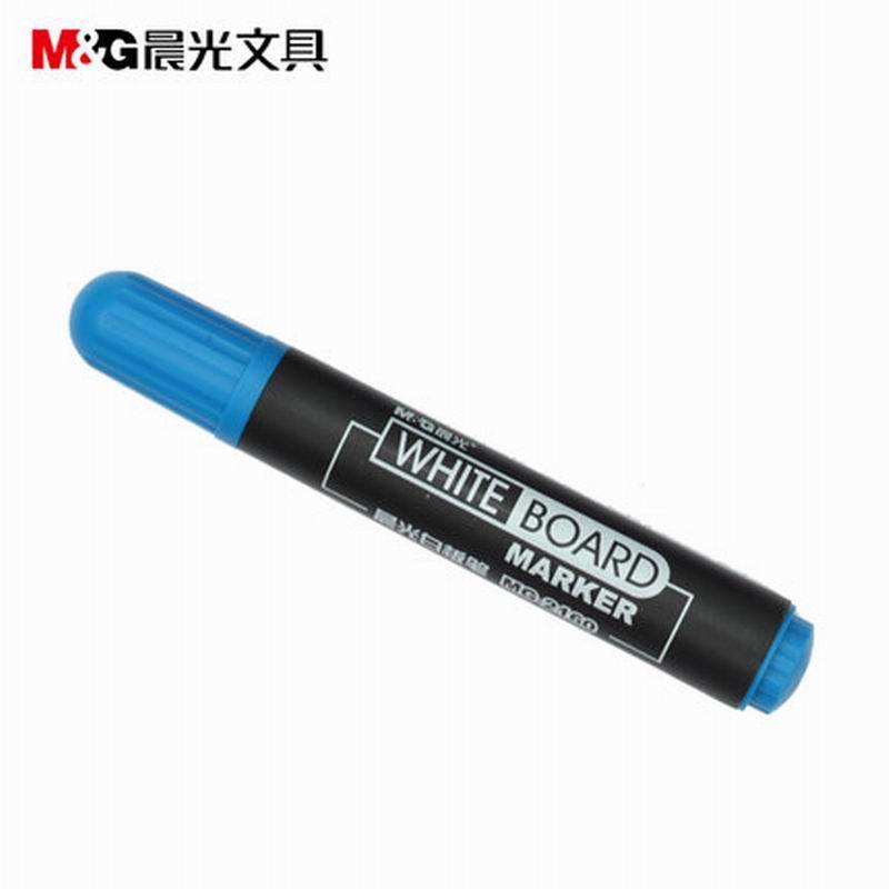LTSM 晨光MG2160黑色白板笔单头白板笔 可擦水性笔 易擦型 办公用