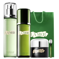 海蓝之谜(LA MER)精华浓缩修护面部护肤套装礼盒 3件(洁面+精萃液+眼霜)