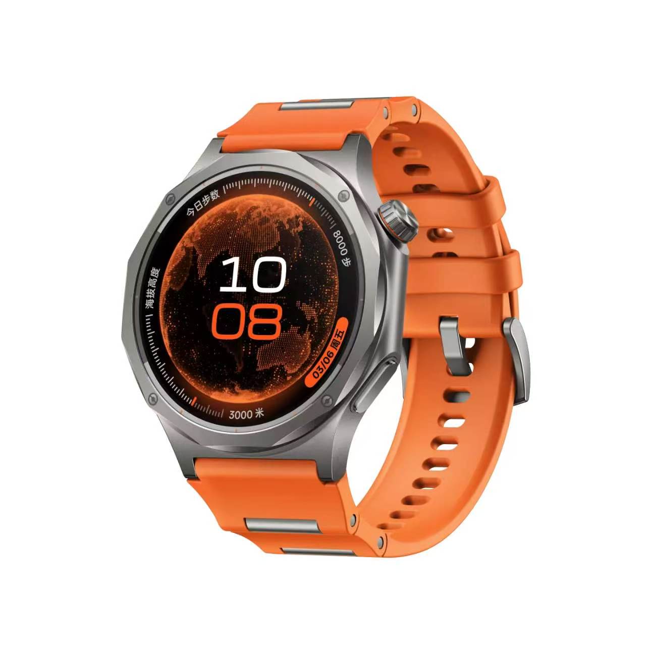 [智能手表]OPPO Watch X3 OWW261 寰宇星橙 CN高清大图