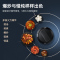 红日 (RedSun) 红外线家用台式燃气灶单灶不锈钢面板易清洁单眼灶 JZY-ED3 液化气