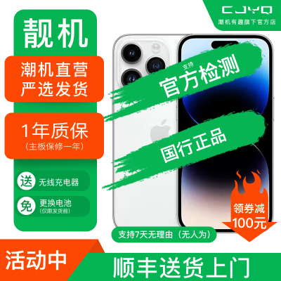 【二手95新】Apple iPhone14Pro Max 银色 256GB 苹果14PM 国行全网通 白色 正品5G