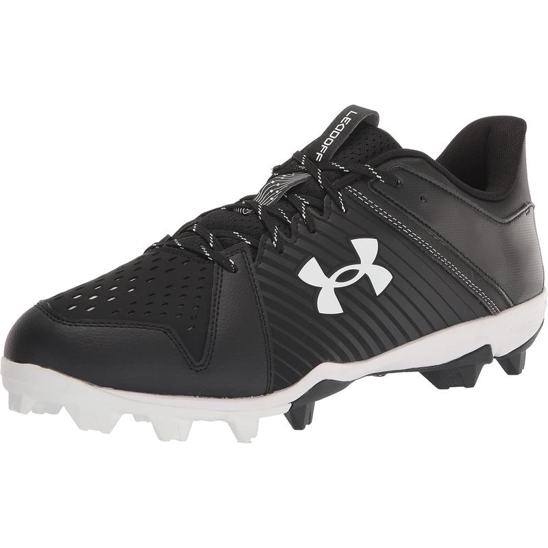 安德玛(under armour)Under Armour男款棒球钉鞋轻便耐用透气橡胶 Black 47