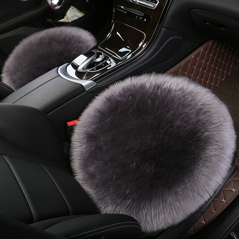 羊毛汽车坐垫冬季保暖奔驰glc200glc300glc260车垫皮毛一体gle350a180