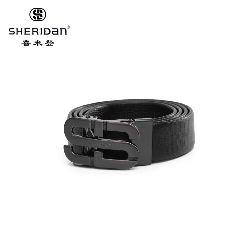 SHERIDAN喜来登(扣头皮带)头层牛皮NL180357S