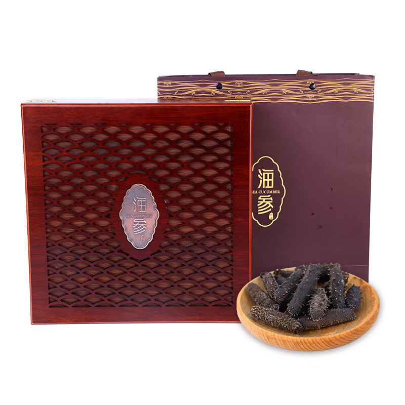 星龙港 大连淡干海参——合家欢乐(一级品)250gx1盒(30-40头)