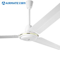 艾美特(Airmate)吊扇客厅家用吊风扇 大风力吊顶电风扇 56吋工业扇轻音铜芯电机宿舍工厂楼顶扇机械款FZ5613