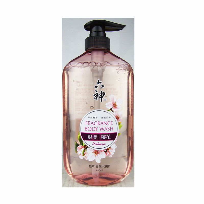 六神香氛沐浴露沁香蔷薇活力马鞭草舒缓薰衣草浪漫樱花植萃沐浴露 405ml 香氛沐浴露(沁香蔷薇)