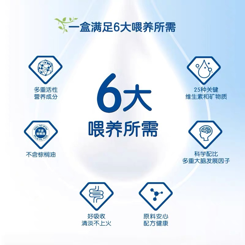 [4盒装 新效期2025年9月后]荷兰本土版原装进口荷兰美素Hero baby婴幼儿奶粉2段儿童牛奶粉700g 进口奶粉
