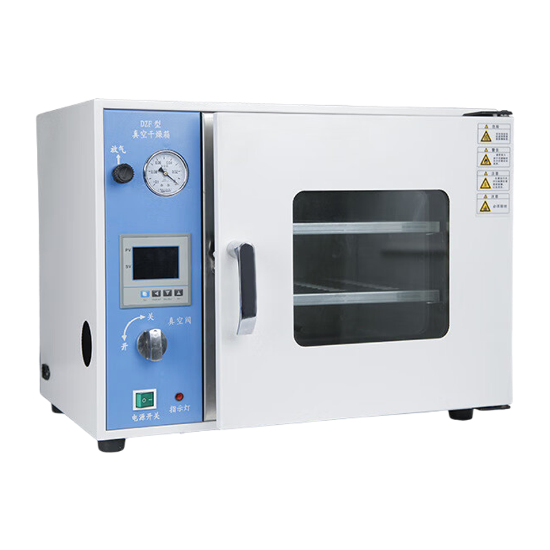 鸣固 恒温智能真空干燥箱 工业测漏烘箱除泡脱泡机消泡箱实验室用品 300w DZF-6020A喷塑内胆