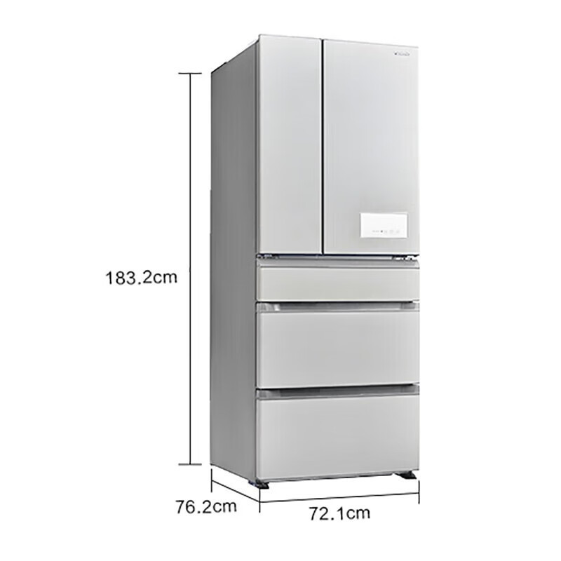 松下(Panasonic)NR-EE54WGC-S 多门532升大容量银离子除菌-3度微冷冻变频风冷无霜银色展示柜高清大图