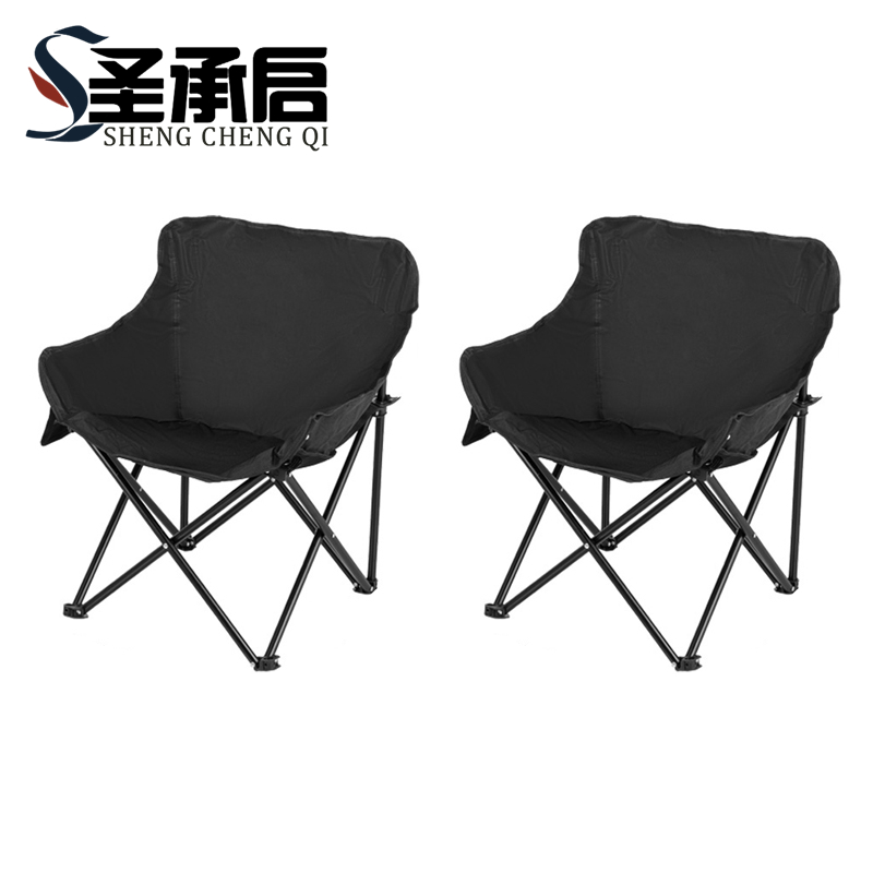 圣承启 户外折叠椅 黑色 把高清大图
