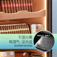 Raching/美晶 C150A 实木恒温恒湿雪茄柜 加拿大雪松木层架 进口压缩机雪茄盒保湿柜 星空黑