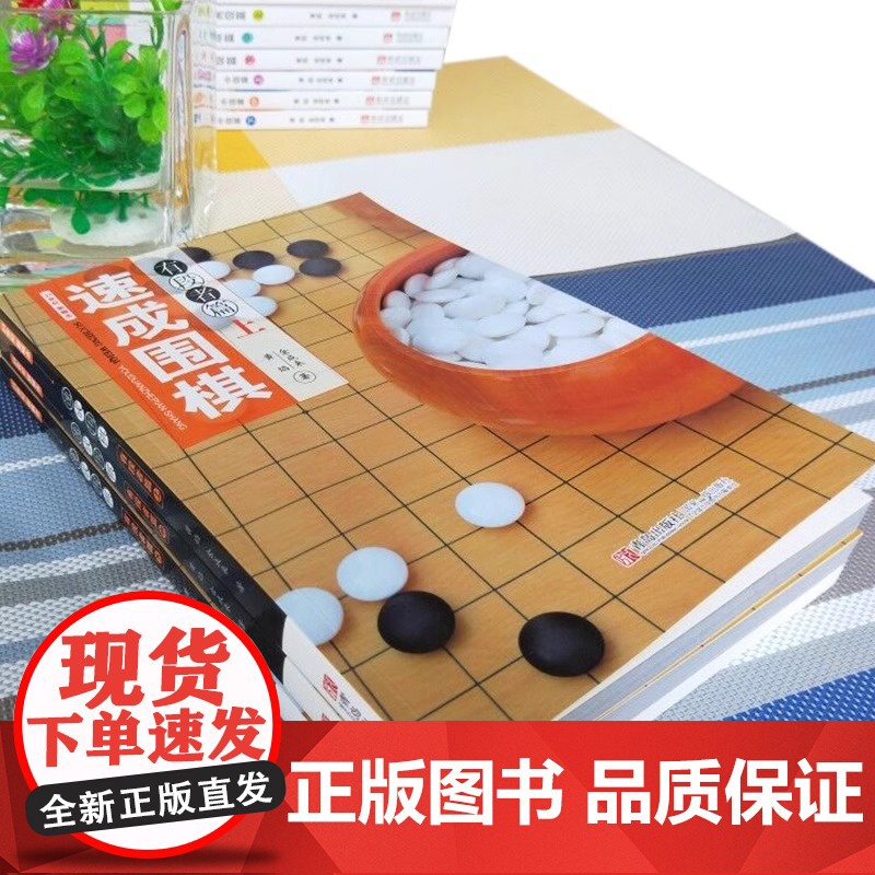 [央视网]速成围棋有段者篇 上中下3册 黄焰 金成来著 围棋速成教程书籍 专业棋手的实战对局 研究生围棋教材 围棋技巧训高清大图