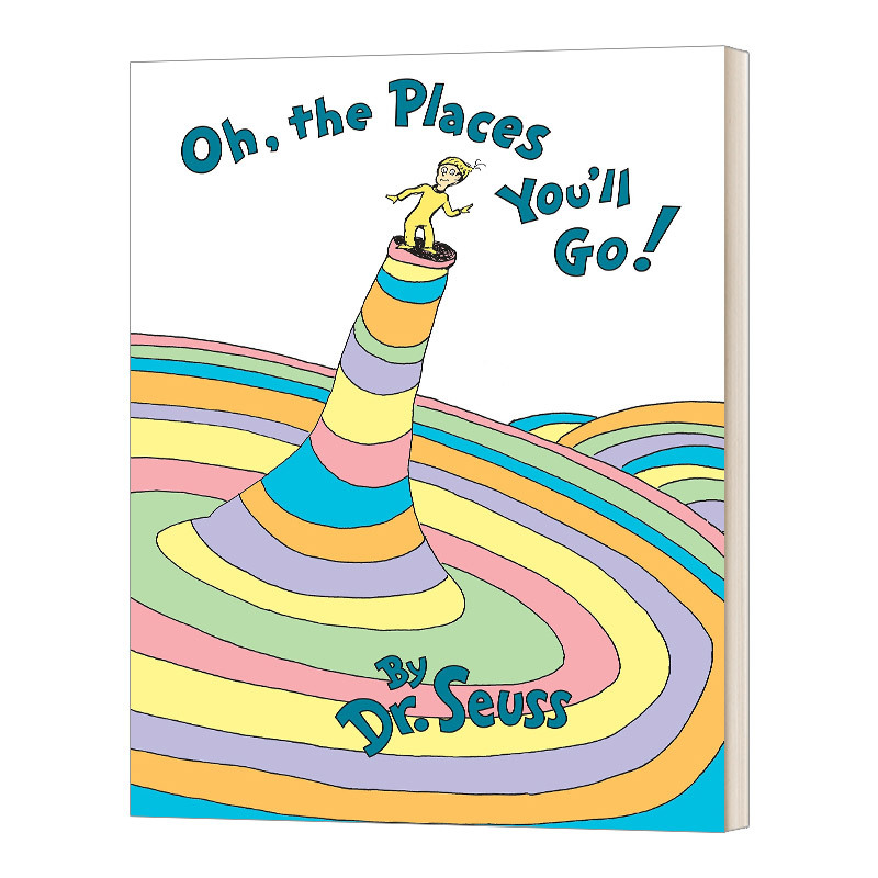 你会去的地方 2册盒装 [正版]你要去往多少美妙的地方 英文原版 Oh the Places You’ll Go 苏斯博
