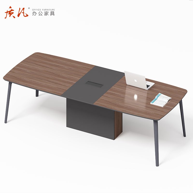 质凡办公桌会议室桌长桌培训桌洽谈桌小型会议桌 洽谈桌